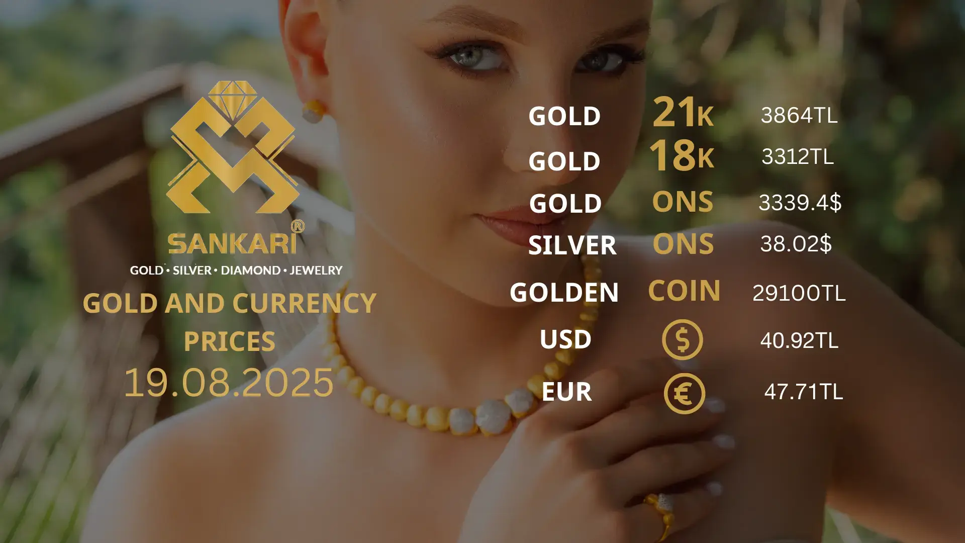 Gold Price Today, Tuesday 19 august 2025: Latest Updates Gold Prices