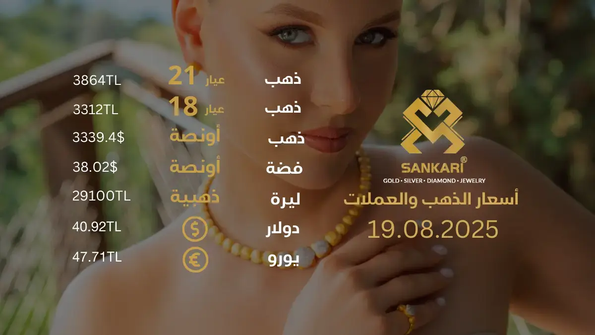 سعر الذهب اليوم في تركيا بتاريخ 2025-08-19 تحديثات دقيقة حول أسعار الذهب