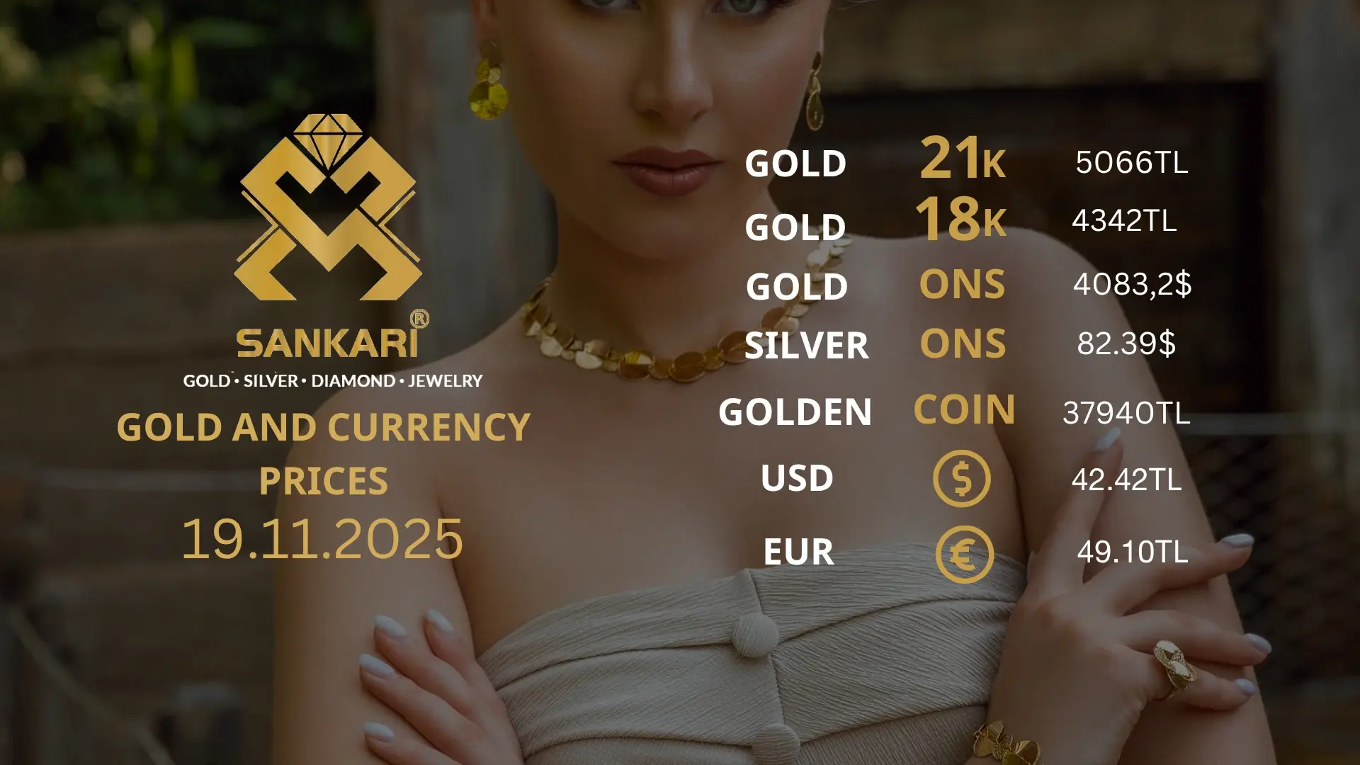 Gold Price Today in Turkey, Wednesday 19 November 2025 – Latest Gold & Currency Updates