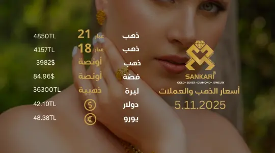 سعر الذهب اليوم في تركيا بتاريخ 2025-11-05 تحديثات دقيقة حول أسعار الذهب