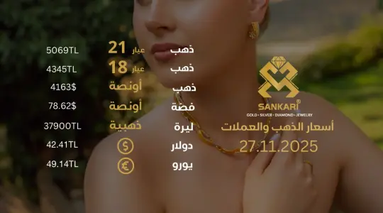 سعر الذهب اليوم في تركيا بتاريخ 2025-11-27 تحديثات دقيقة حول أسعار الذهب