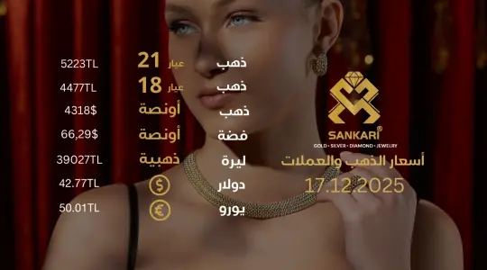 سعر الذهب اليوم في تركيا بتاريخ 2025-12-17 تحديثات دقيقة حول أسعار الذهب