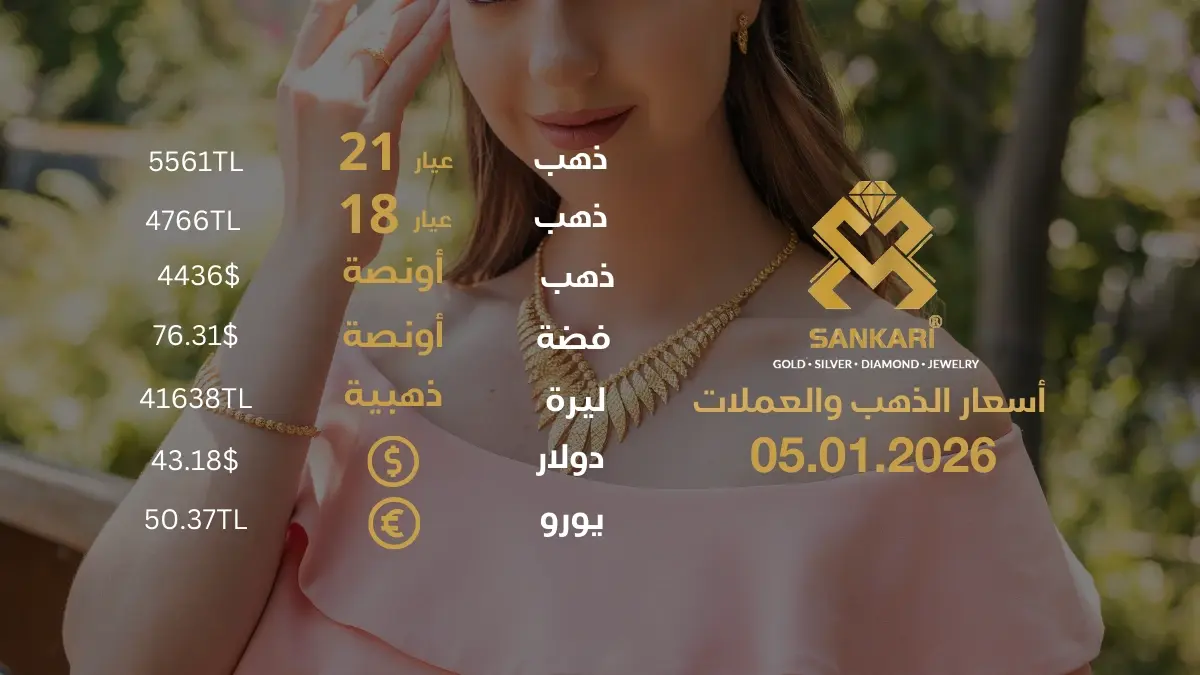 سعر الذهب اليوم في تركيا بتاريخ 2026-01-05 تحديثات دقيقة حول أسعار الذهب