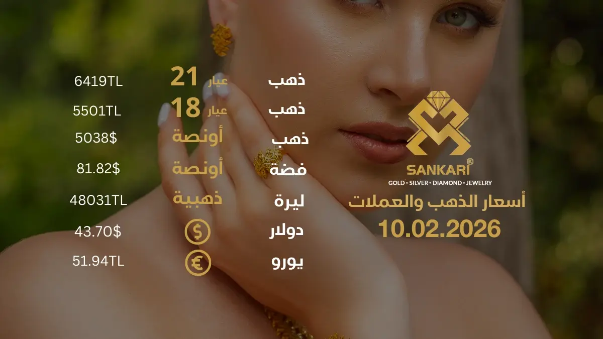 سعر الذهب اليوم في تركيا بتاريخ 2026-02-10 تحديثات دقيقة حول أسعار الذهب