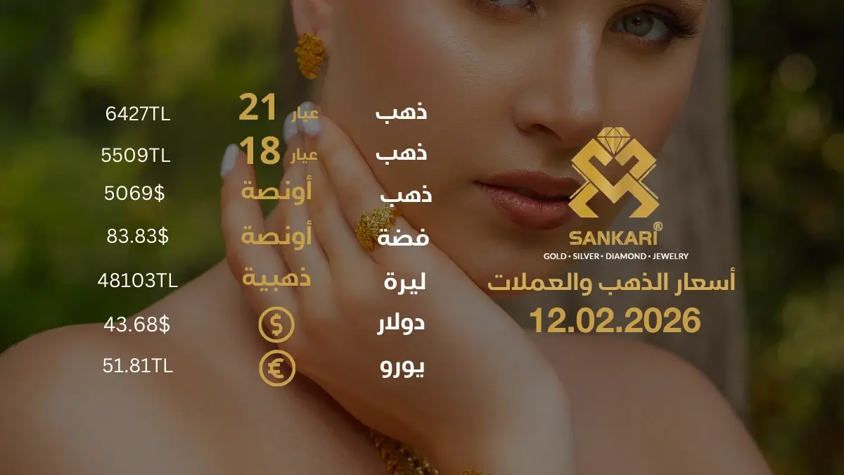 سعر الذهب اليوم في تركيا بتاريخ 2026-02-12 تحديثات دقيقة حول أسعار الذهب